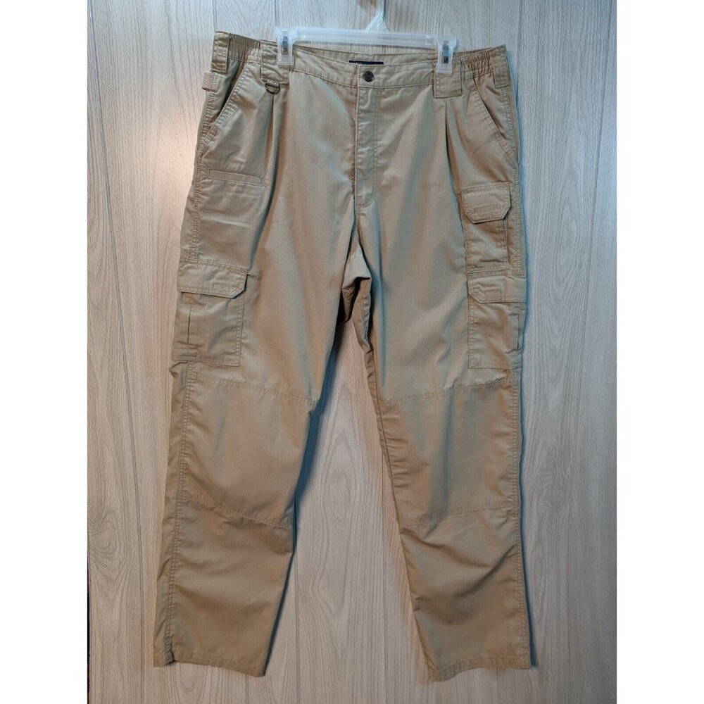 5.11 Tactical Series Khaki Tan Cargo Pants Men’s 40x36 RN109614 CA04719 - Picture 1 of 10